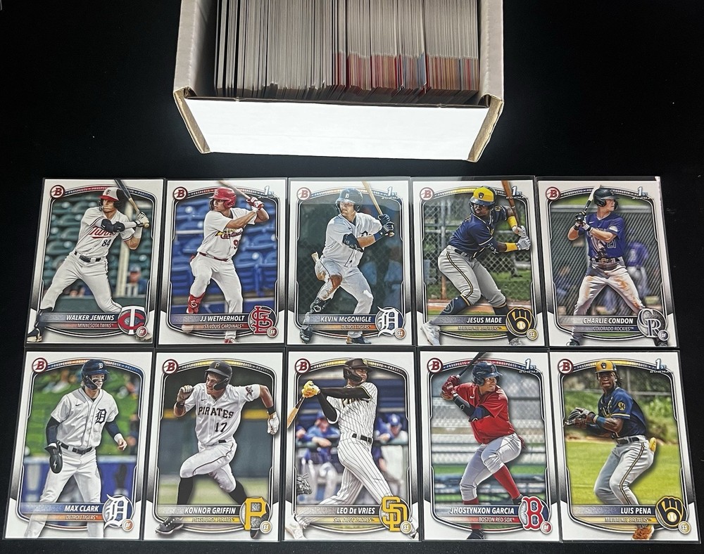 2025 Bowman Complete Paper Set 1-100 & BP 1-150 Made Pena Mcgonigle Weatherholt