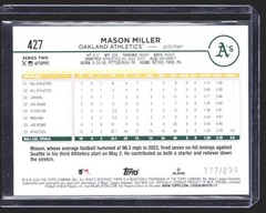 Mason Miller 2024 Topps Green Crackle Foil SN #/499