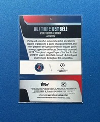 Ousmane Dembele 2025-26 Topps Chrome UEFA UCC Card #3 PSG France Base