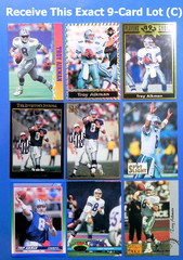 Troy Aikman 9-Card Lot _ Exact Lot (C) includes Promo and Limited-Print Cards