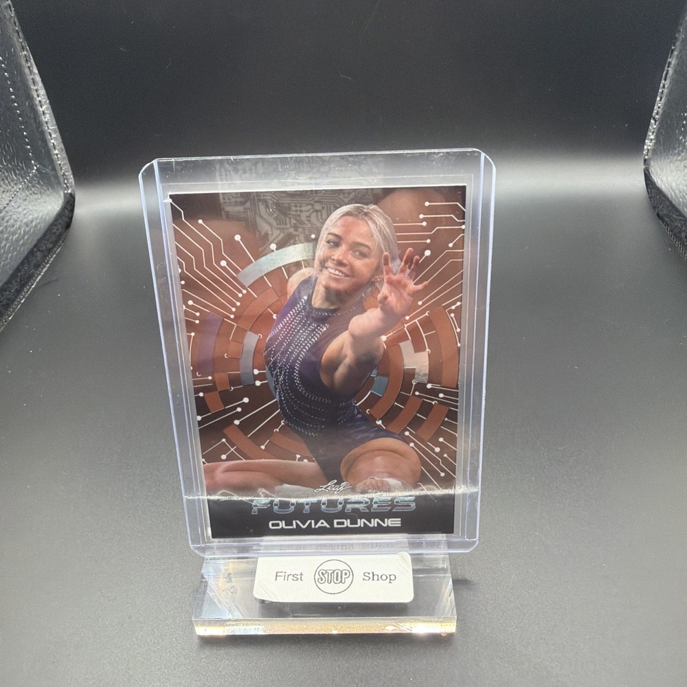 Olivia Dunne 2024 Leaf Futures Multi Sport Bronze Foil Gymnastics