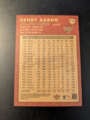 2000 FLEER ALL STAR FANFEST WRAPPER REDMPTION HANK AARON #2 OF 4