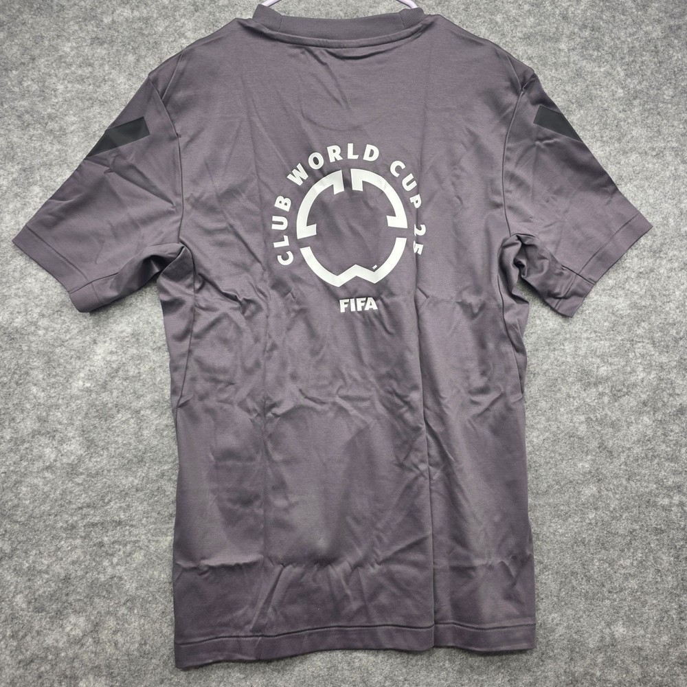 Adidas FIFA Club World Cup Medium 25 Tee Shirt 2025 Men’s Size Dark Grey