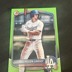 2025 Bowman – Prospects Kellon Lindsey #BP-137 Neon Green /399 (RC)