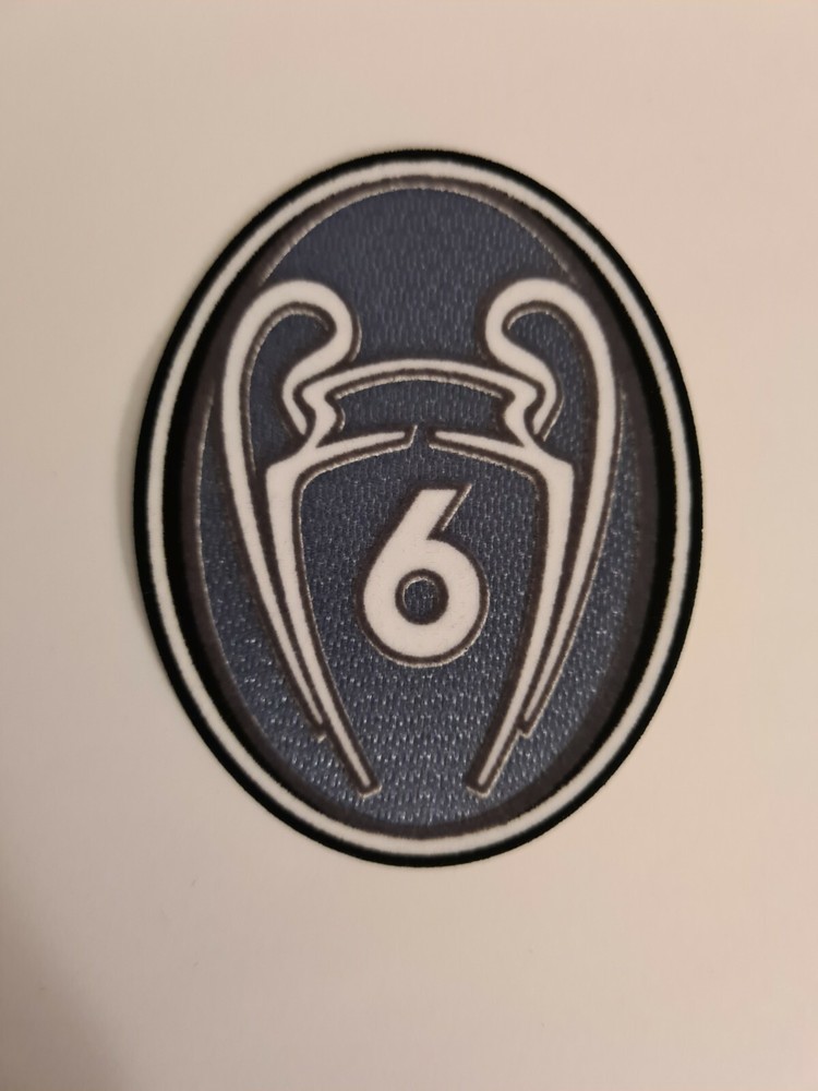 2020 CHAMPIONS LEAGUE BAYERN MUNICH 6 TIMES TROPHY WINNER PATCH IRON ON BADGE
