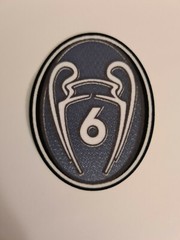 2020 CHAMPIONS LEAGUE BAYERN MUNICH 6 TIMES TROPHY WINNER PATCH IRON ON BADGE