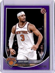 2025-26 Bowman #BCV-153 Josh Hart Chrome Fuchsia Refractors #/199