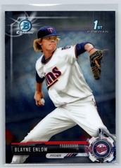 2017 Bowman Chrome Draft Blayne Enlow 1st Bowman Rookie Twins RC