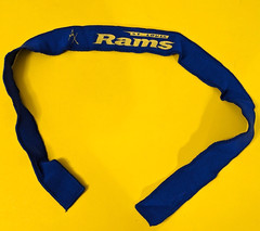 Vintage St. Louis Rams Headband – Rare Football Blue & Yellow Head Band Wrap