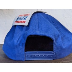 NEW Los Angeles Dodgers 90s Boxseat BLOCK script Logo snapback hat MLB vtg NWT