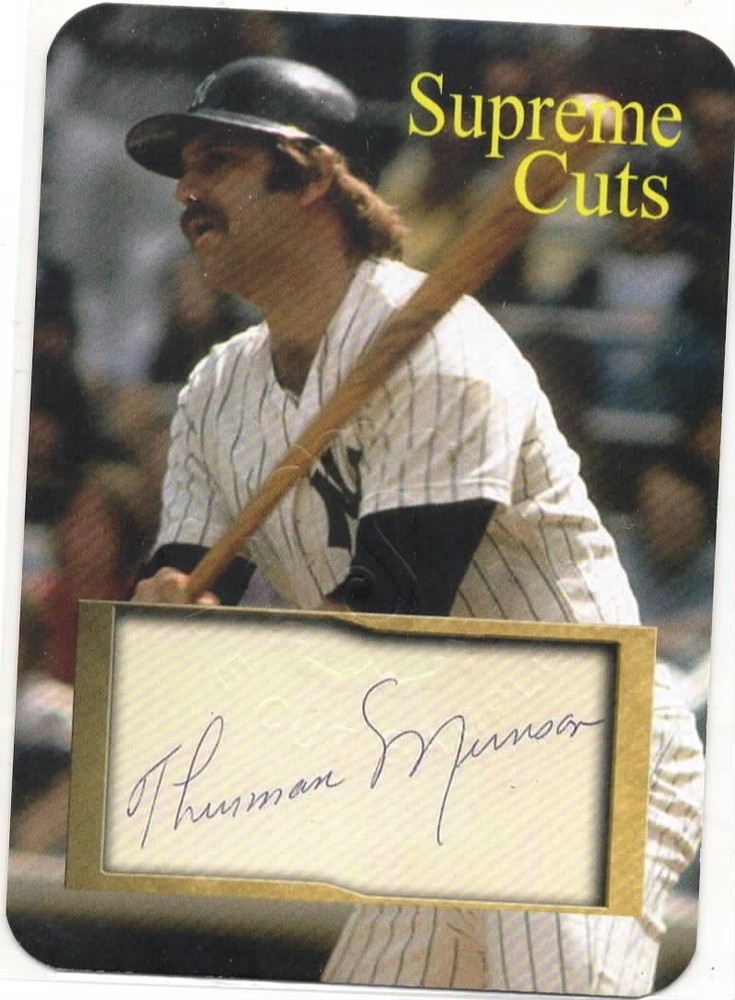 THURMAN MUNSON Facsimile Autograph Limited Edition « SAMPLE » Custom card YANKEES