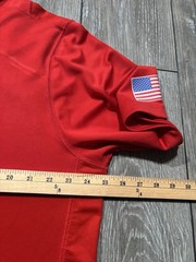 Nike SMU Mustangs Polo Golf Shirt. Mens XL. Red. NCAA.