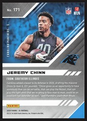 2020 Panini XR #171 Jeremy Chinn Blue #/199 SN,RC