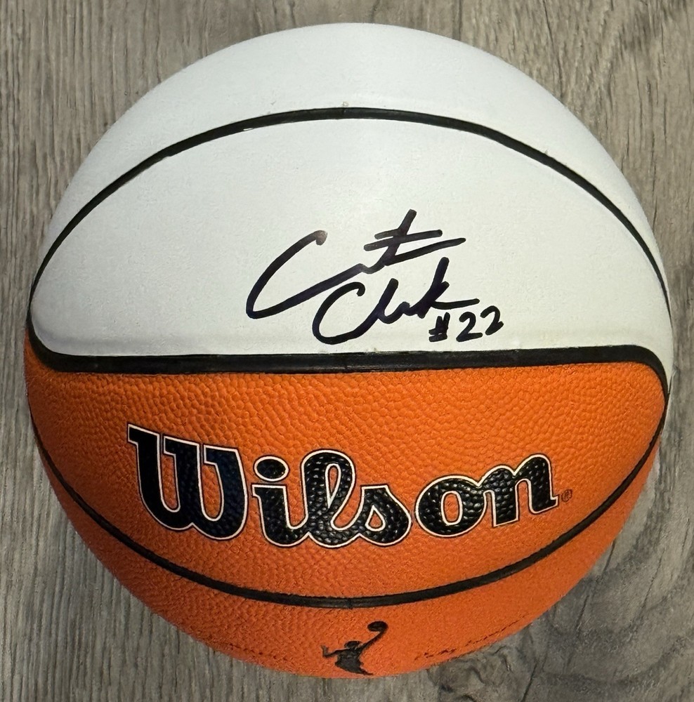 Caitlin Clark – Autographed Signed Mini-Basketball w/COA
