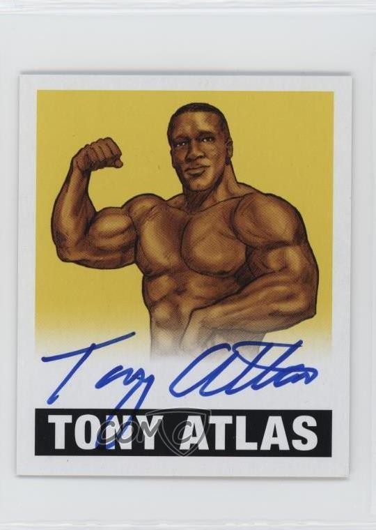 2012 Leaf Originals Wrestling Yellow 61/99 Tony Atlas #TA1 Auto 0v24