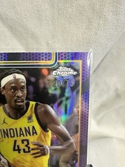 2025-26 Topps Chrome – Pascal Siakam #1 Purple Basketball Refractor /75