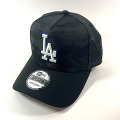 New Era LA Dodgers Blk Camo GLOW IN THE DARK 9FORTY A-Frame Snapback Hat Cap