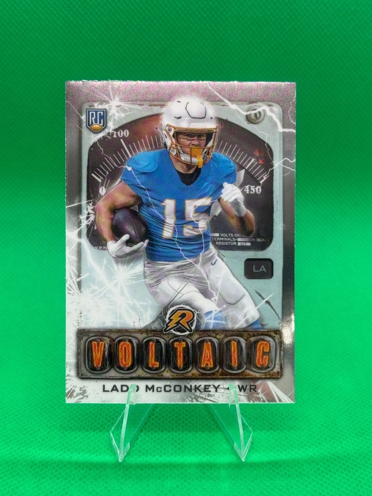 2024 Topps Resurgence #V-12 Voltaic Ladd McConkey Refractor Rookie RC