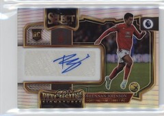 2022-23 Panini Select Premier League Brennan Johnson #PS-BJN Rookie Auto RC 1cx3