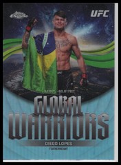 2026 Topps Chrome UFC #GW-14 Diego Lopes Global Warriors