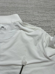 Michigan Wolverines Sweater Mens Medium Peter Millar White Quarter Zip *