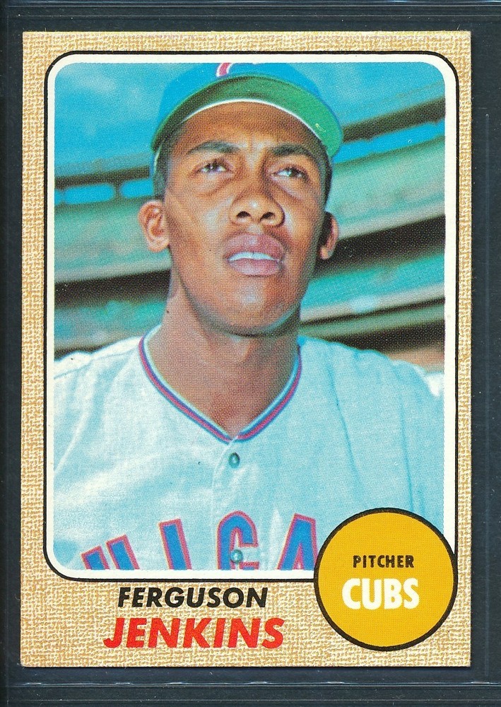1968 Topps #410 FERGIE JENKINS Chicago Cubs ~ EX-MT