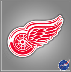 Detroit Red Wings NHL Ice Hockey Logo Sticker Decal *Size: 3&Prime;-12&Prime;*