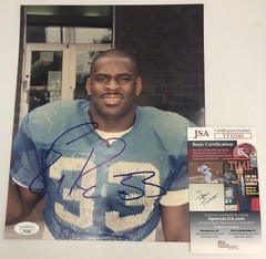 Errict Rhett Football Autograph Signature JSA Certified 8&Prime;x10&Prime; Photo COA