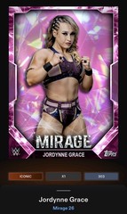 Jordynne Grace – Aurora Base Iconic – Topps Slam WWE Mirage 26