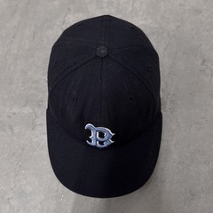 Boston Red Sox Fitted Hat Navy Baby Blue Wool Made in USA Rare Vintage New Era