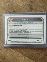 2026 Bowman Chrome Eli Willits Purple Wave Refractor / The 250