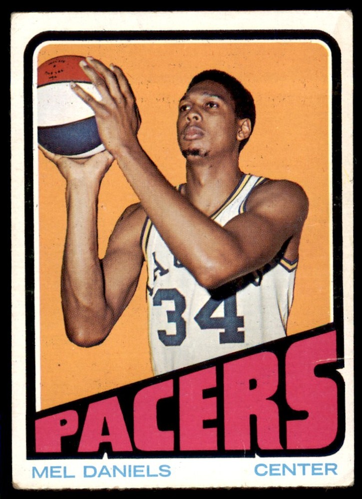 1972-73 Topps Basketball Mel Daniels (A) Indiana Pacers #200