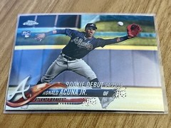 2018 Topps Chrome Ronald Acuna Jr. – Rookie Debut #US252 Atlanta Braves (RC) MVP