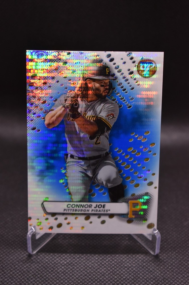 Connor Joe /75 2023 Topps Pristine #184 Blue Pulsar Refractor Pittsburgh Pirates