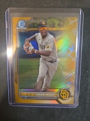 2022 Bowman Draft Chrome Yendry Rojas #BDC-2 Gold Refractor /50 (RC) Padres