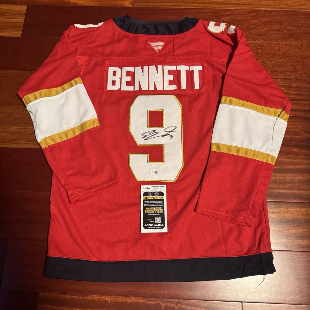 Sam Bennett Signed Florida Panthers Jersey 2025 Stanley Cup Conn Smythe JSA COA