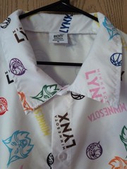 NEW Limited Edition 2026 MINNESOTA LYNX PRIDE NIGHT SGA Button Up Shirt XL LGBTQ
