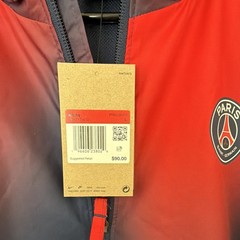 Nike Paris Saint-Germain PSG Soccer Full Zip Jacket Navy Red Men’s Size L