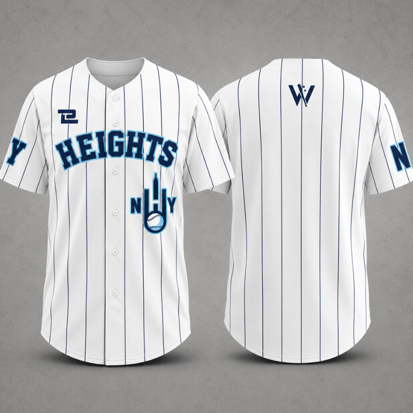 HOT NEW ITEM! New York Heights WPBL Inaugural Season 2026 Baseball Jersey S-5XL