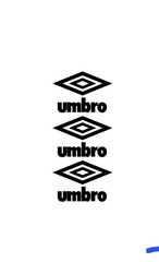 3 Umbro Logo Iron On Decal / FREE SHIPPING in the US DIY