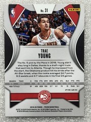 2019-20 Panini Prizm Trae Young Orange Cracked Ice Prizm Atlanta Hawks #31