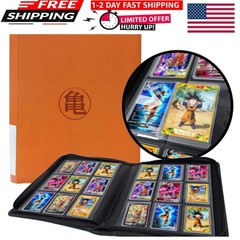 Toploader Binder for Dragon Ball Cards,Holds 288 Toploaders,9-Pocket Ringless…