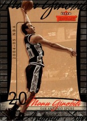 2004-05 Fleer Throwbacks #62 Manu Ginobili – BSK