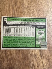 2004 Topps Originals Autographs /14 1979 Topps – Bucky Dent #485