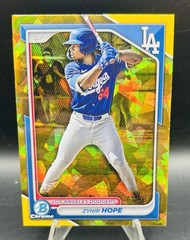 2024 Bowman Draft Zyhir Hope Gold Sapphire /50 #BDC-139
