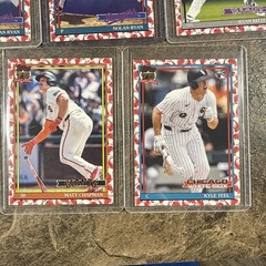 Topps Series 1 Japan Edition 6 Card Koi Parallel Lot Ichiro Ryan Butler Teel