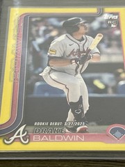 Topps 2025 Update Yellow SSP Walgreens Drake Baldwin Atlanta Braves #US113 RC