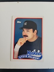 BASEBALL CARD NEW FRESH FROM BOX TOPPS TRADED 1989 STEVE BALBONI WHITE SOX