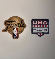 NBA Finals New York Knicks/ USA 250th Championship Silicone Rubber Patch