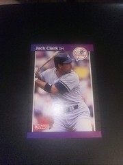 1989 Donruss #311 Jack Clark New York Yankees